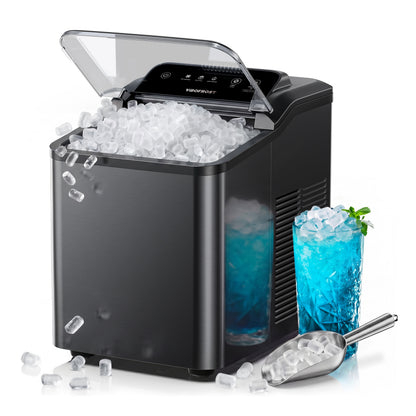 Countertop Chewable Nugget Ice Maker with Self Cleaning