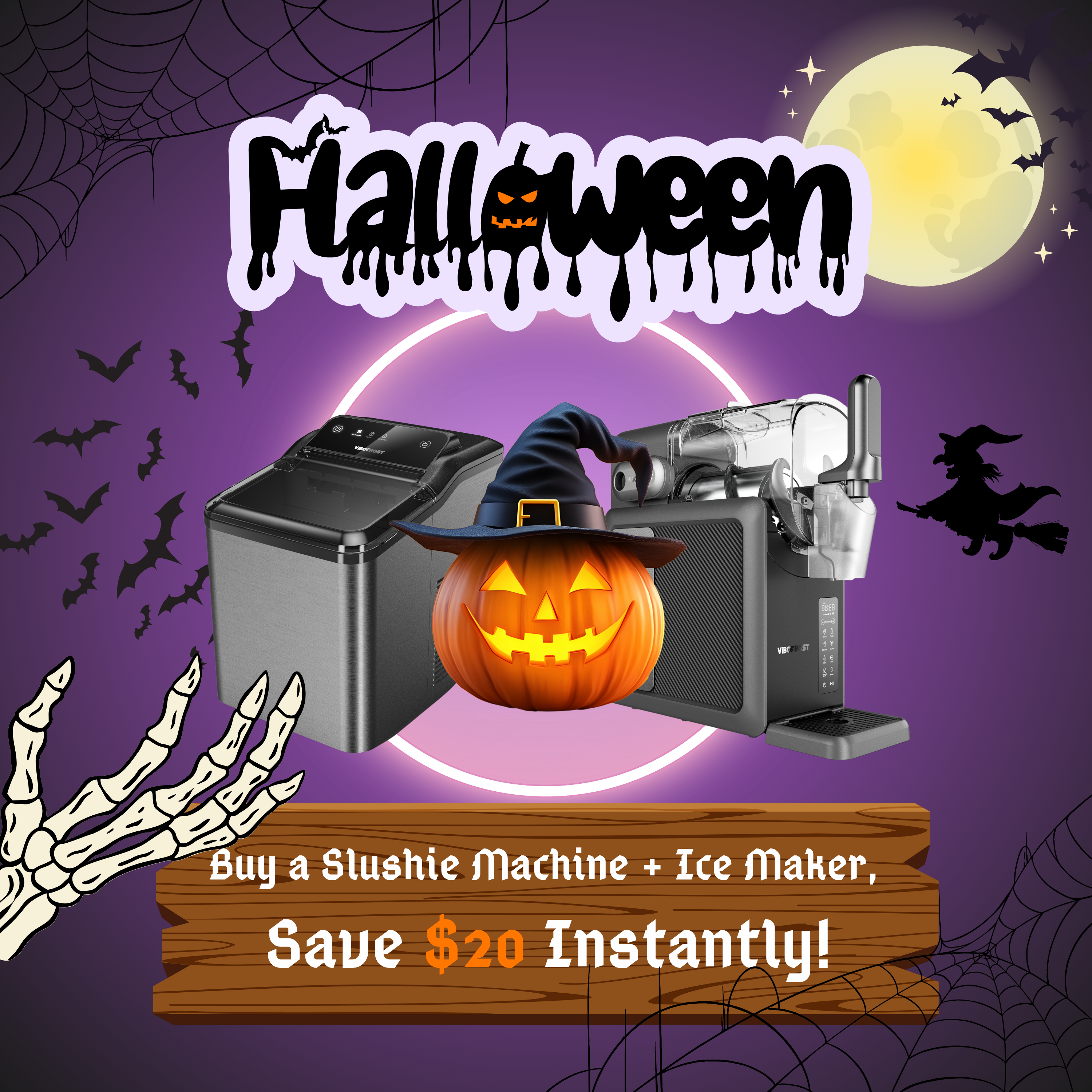 Slushie Machine – 88oz 🎃 Free Gift with Order! Ends Oct 31