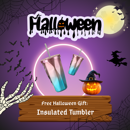 🎃 Halloween Gift — Gradient Stainless Steel Tumbler