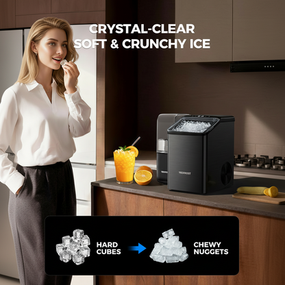 Nugget Ice Makers Countertop with 1.32 Gallon Tank